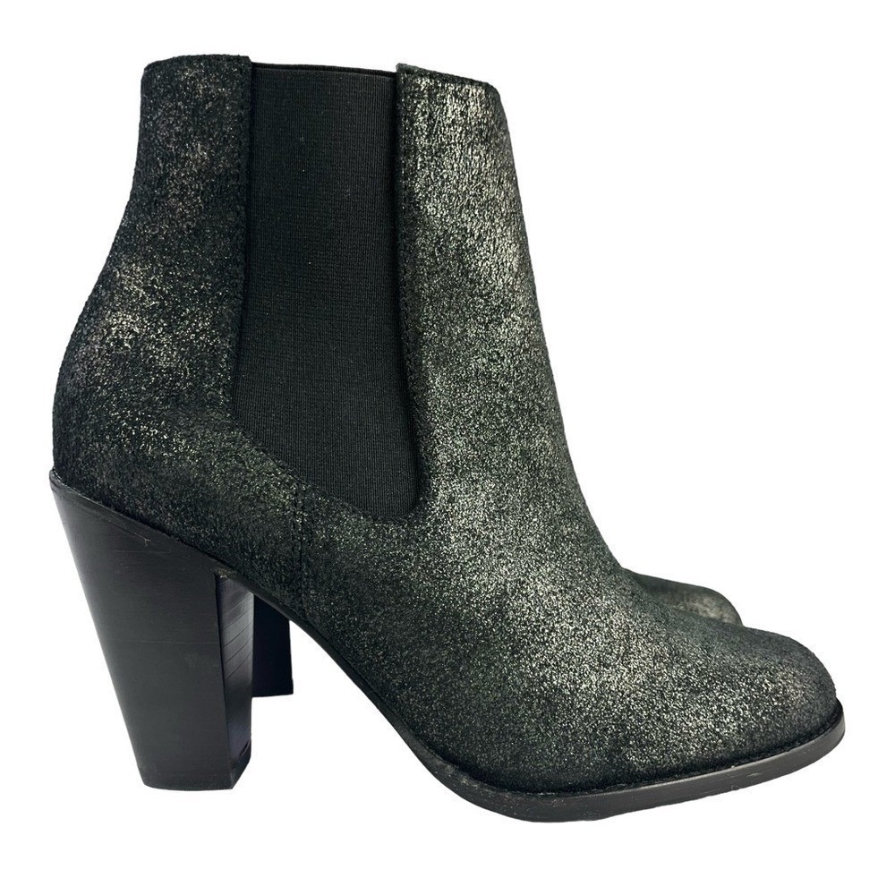 Thursday Chelsea Boots Western‎ Festival Party Urban Chic Black Metallic 8.5
